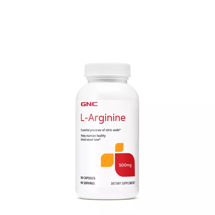 Gnc L-arginine 500 Mg, L-arginina, 90 Cps Gnc L-arginine 500 Mg, L-arginina, 90 Cps