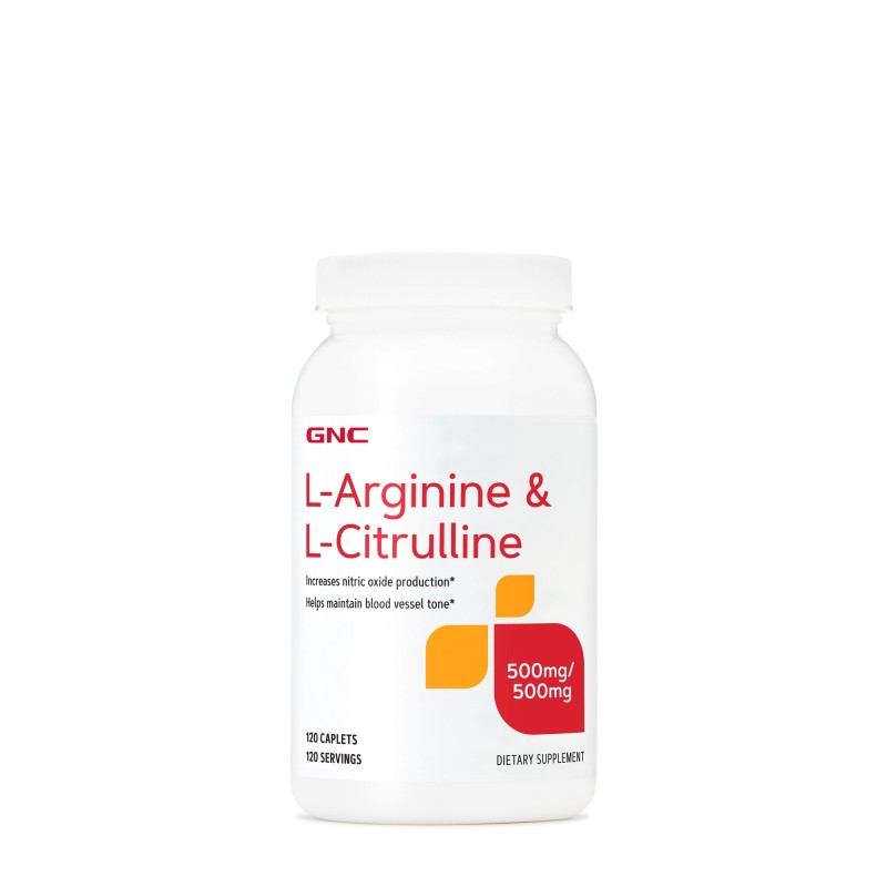 L-arginina si L-citrulina (120 tb), GNC Live Well