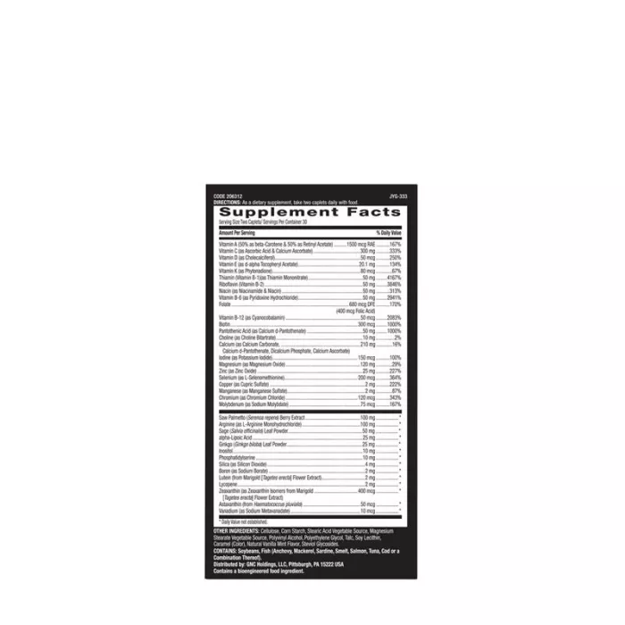 Gnc Mega Men 50 Plus, Complex De Multivitamine Pentru Barbati 50 Plus, 60 Tb Gnc Mega Men 50 Plus, Complex De Multivitamine Pentru Barbati 50 Plus, 60 Tb