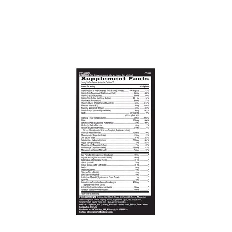 Mega men 50 plus complex de multivitamine pentru barbati 50 plus (60 tb), GNC Live Well