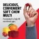 Mega Men Soft Chews, Complex De Multivitamine Pentru Barbati, Cu Gust De Fructe Asortate (60 Caramele), GNC