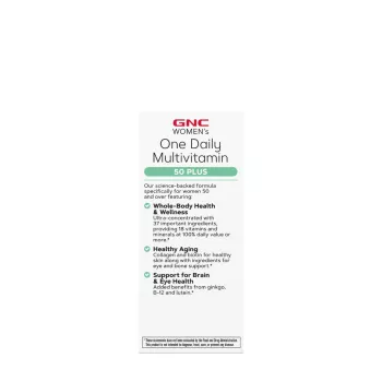 Gnc Women’s One Daily Multivitamin 50 Plus, Complex De Multivitamine Pentru Femei 50 Plus, 60 Tb