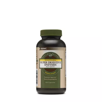 Gnc Natural Brand Super Digestive Enzymes, Enzime Digestive, 100 Cps Gnc Natural Brand Super Digestive Enzymes, Enzime Digestive, 100 Cps