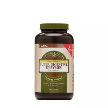 Gnc Natural Brand Super Digestive Enzymes, Enzime Digestive, 240 Cps Gnc Natural Brand Super Digestive Enzymes, Enzime Digestive, 240 Cps