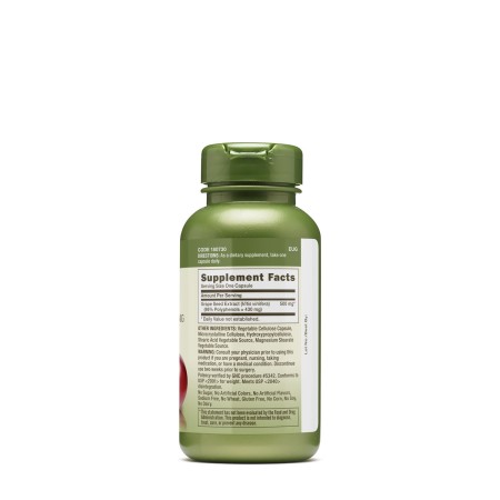 Herbal plus extract din seminte de struguri 500 mg (60 cps), GNC Live Well