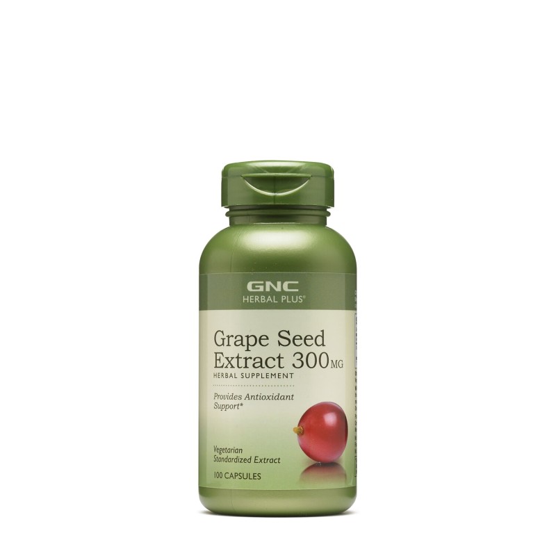 Herbal plus extract din seminte de struguri (100 Cps), GNC Live Well