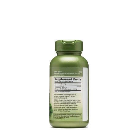 Herbal plus ulei de oregano extract standardizat (100 cps), GNC Live Well