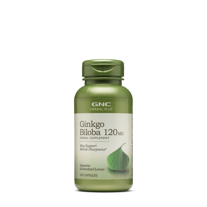 Herbal plus ginkgo biloba 120 mg (100 cps), GNC Live Well