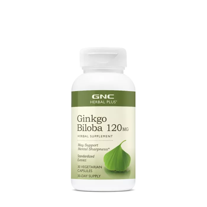 Gnc Herbal Plus Ginkgo Biloba 120 Mg, 30 Cps Gnc Herbal Plus Ginkgo Biloba 120 Mg, 30 Cps