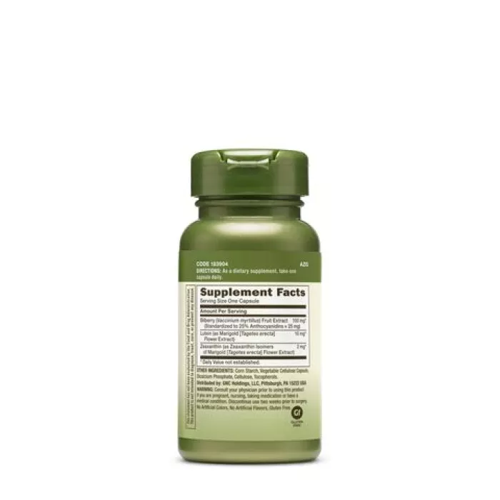 Gnc Herbal Plus Bilberry Extract & Lutein, Extract De Afine Si Luteina, 60 Cps Gnc Herbal Plus Bilberry Extract & Lutein, Extract De Afine Si Luteina, 60 Cps