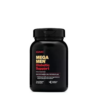 Gnc Mega Men Diabetic Support, Multivitamine Pentru Barbati Diabetici, 90 Tb