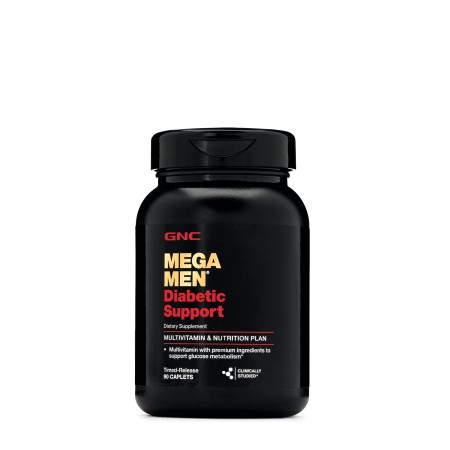 Mega men diabetic support, multivitamine pentru barbati diabetici (90 tb), GNC Live Well