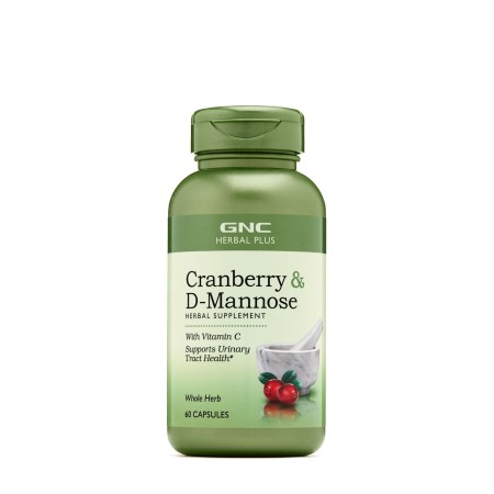 Herbal plus merisor si d-manoza cu vitamina C (60 cps), GNC Live Well