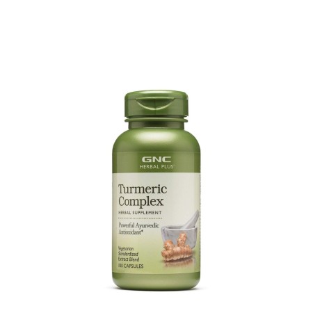 Gnc Herbal Plus Turmeric Complex, Complex Cu Turmeric Curcumin, 100 Cps