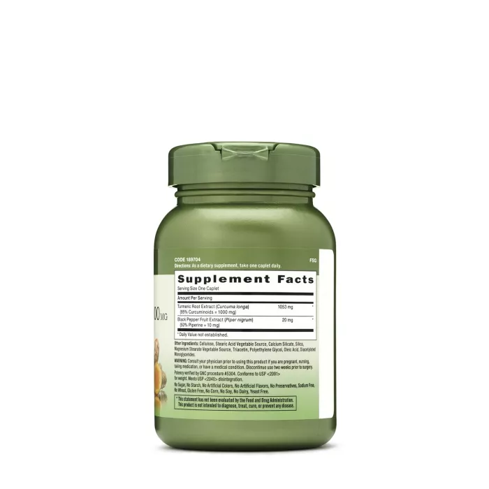 Gnc Herbal Plus Turmeric Curcumin 1000 Mg, 60 Tb Gnc Herbal Plus Turmeric Curcumin 1000 Mg, 60 Tb