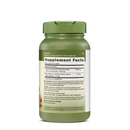 Gnc Herbal Plus Turmeric Curcumin 1000 Mg, 120 Tb