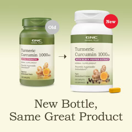 Gnc Herbal Plus Turmeric Curcumin 1000 Mg, 120 Tb