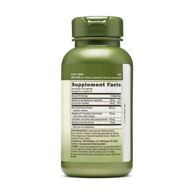 Gnc Herbal Plus Maca Complex, 60 Cps
