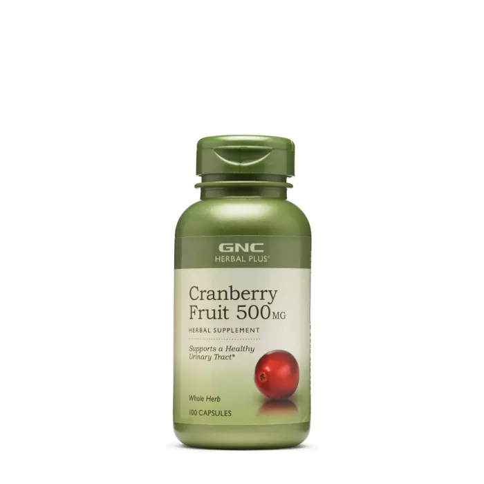 Gnc Herbal Plus Cranberry Fruit 500 Mg, Extract Din Fruct De Merisor, 100 Cps Gnc Herbal Plus Cranberry Fruit 500 Mg, Extract Din Fruct De Merisor, 100 Cps