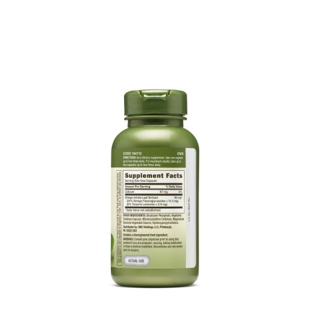 Gnc Herbal Plus Ginkgo Biloba 60 Mg, 100 Cps