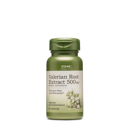 Herbal Plus extract standardizat din radacina de valeriana (50 Cps), GNC Live Well