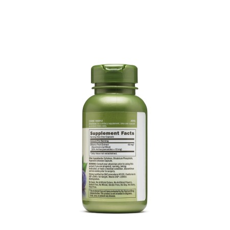 Extract standardizat din afine 60 mg (100 cps), GNC Live Well