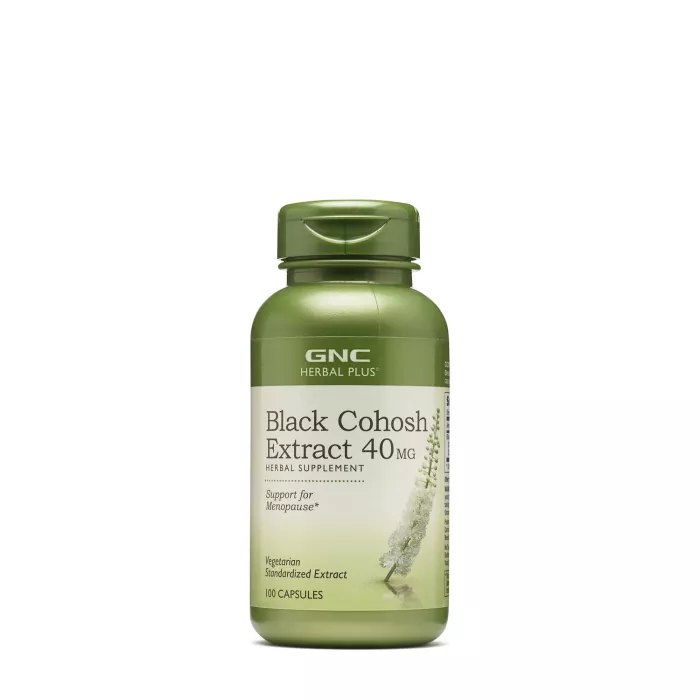 Gnc Herbal Plus Black Cohosh 40 Mg, Extract Standardizat De Cohos Negru, 100 Cps Gnc Herbal Plus Black Cohosh 40 Mg, Extract Standardizat De Cohos Negru, 100 Cps