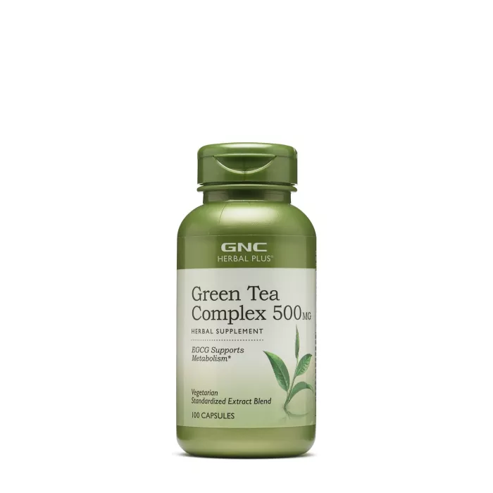 Gnc Herbal Plus Green Tea Complex 500 Mg, Complex De Ceai Verde, 100 Cps Gnc Herbal Plus Green Tea Complex 500 Mg, Complex De Ceai Verde, 100 Cps