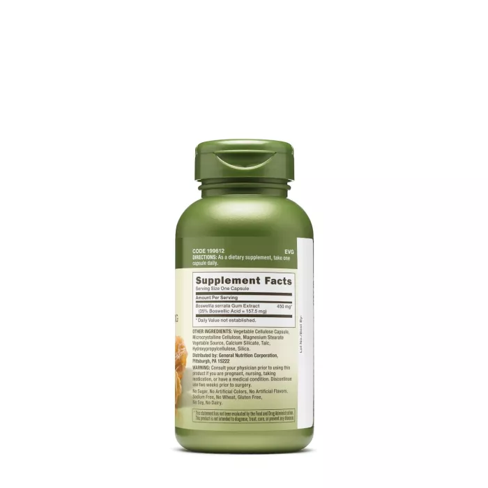 Gnc Herbal Plus Extract Standardizat Boswellia 450 Mg, 100 Cps Gnc Herbal Plus Extract Standardizat Boswellia 450 Mg, 100 Cps