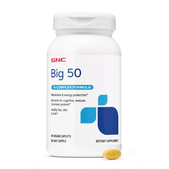 Gnc B Complex Formula Big 50, Complex De Vitamine B, 90 Tb