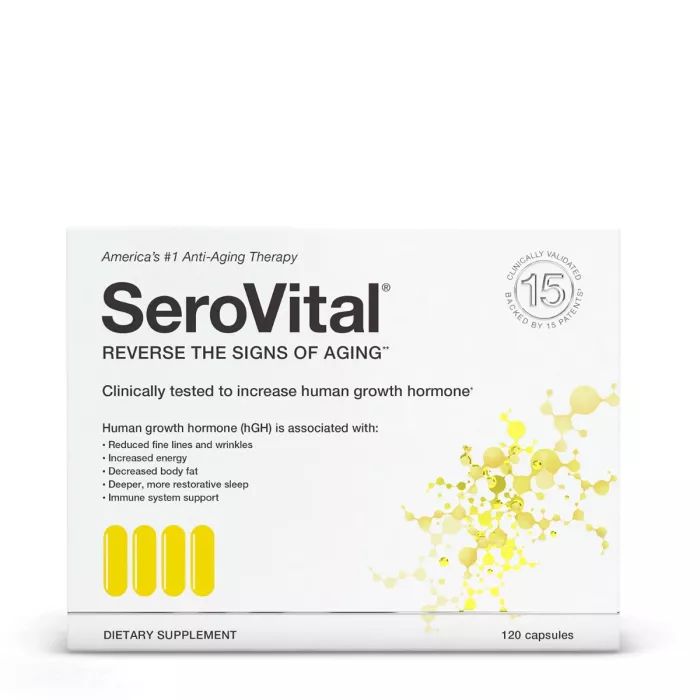 Serovital Reverse The Signs Of Aging, Formula Avansata Pentru Productia Naturala A Hormonului De Crestere Hgh Cu Lizina, 120 Cps Serovital Reverse The Signs Of Aging, Formula Avansata Pentru Productia Naturala A Hormonului De Crestere Hgh Cu Lizina, 120 Cps