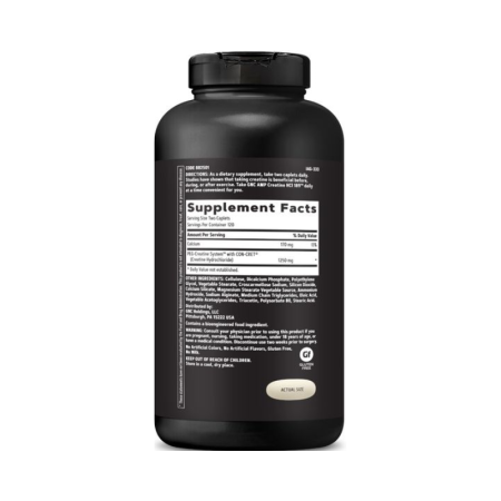 Gnc Amp Creatine Hcl 189, Creatina Hidroclorid Cu Administrare Si Absorbtie Rapida, 240 Tb