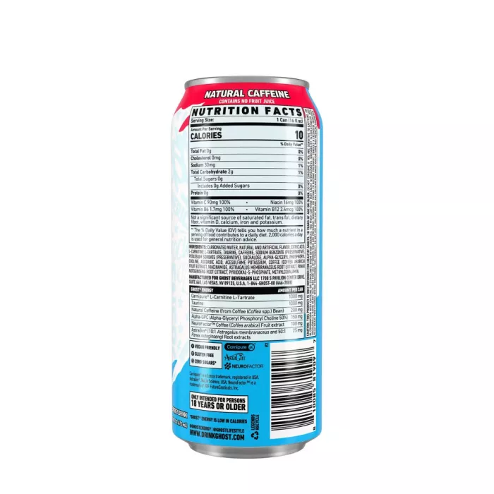 Ghost Energy Drink With ‘merica Pop Flavor, Bautura Energizanta Cu Aroma De ‘merica Pop, 473 Ml