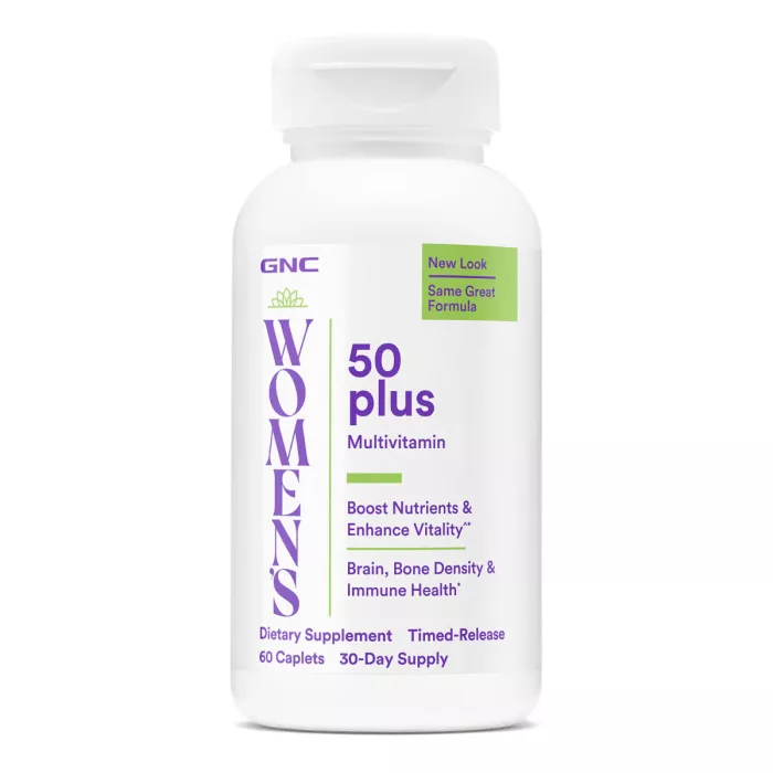 Gnc Women's 50 Plus, Multivitamine Si Minerale Pentru Femei, 60 Cps