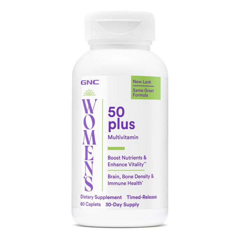 Gnc Women's 50 Plus, Multivitamine Si Minerale Pentru Femei, 60 Cps