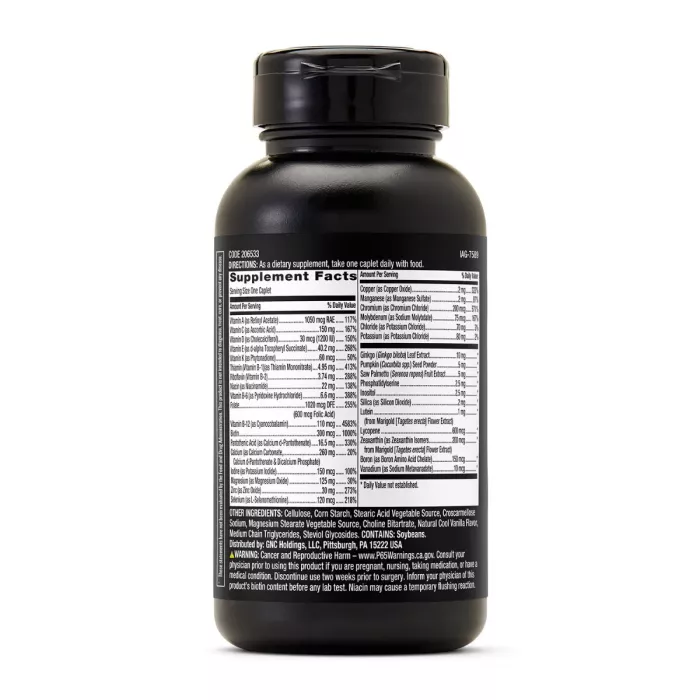 Gnc Mega Men 50 Plus One Daily, Complex De Multivitamine Pentru Barbati - Suport Pentru Ochi, Inima Si Creier, 60 Tb