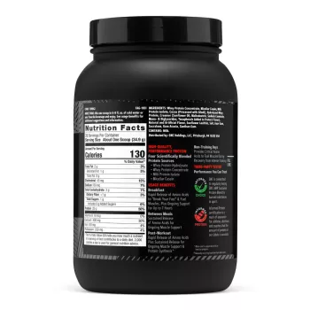 Gnc Amp Sustained Protein Blend, Amestec Proteic, Cu Aroma De Milkshake De Ciocolata, 907.4 G