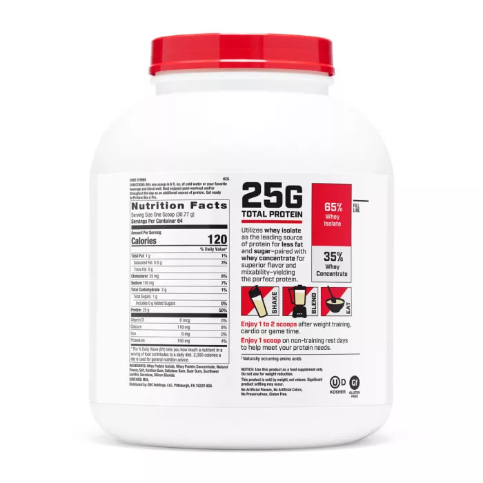 Gnc Pro Performance 100% Whey, Proteina Din Zer Cu Aroma De Vanilie, Testata Antidoping, 1969 G