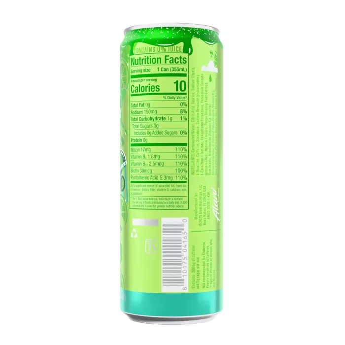 Alani Nu Energy Drink With Lime Slush Flavor, Energizant Cu Aroma De Lime, 355 Ml
