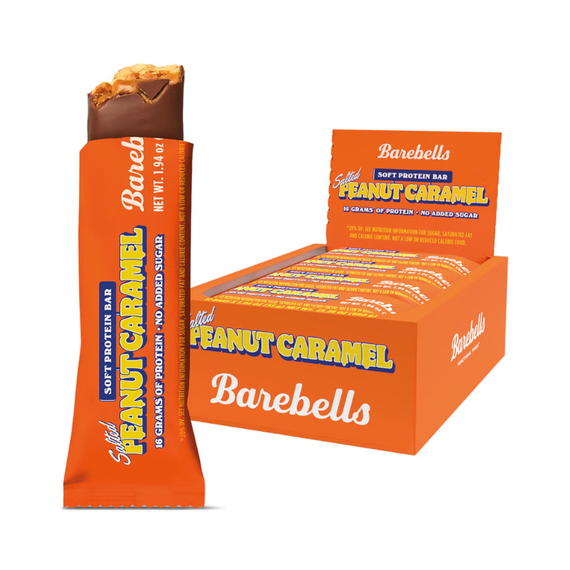 Barebells Soft Salted Peanut Caramel, Baton Proteic Cu Arahide Si Aroma De Caramel Sarat, 55 G
