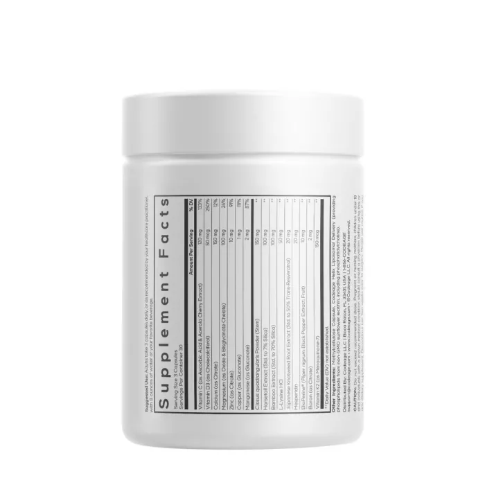 Codeage Bones Vitamins+, Formula Avansata Pentru Sanatatea Oaselor, 90 Cps