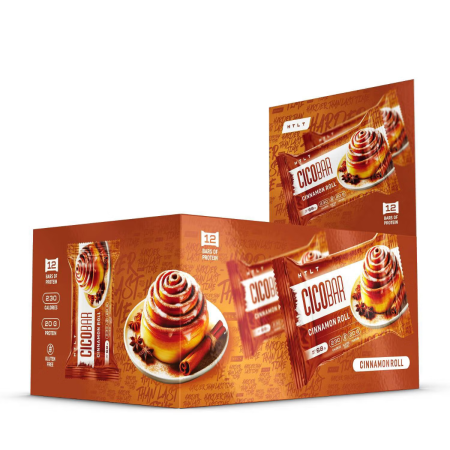 Htlt Cico Bar Cinnamon Roll, Baton Proteic Cu Aroma De Rulou Cu Scortisoara, 68 G