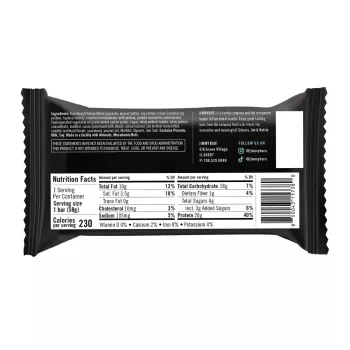 Jimmybar! Baton Proteic Cu Creatina, Aroma De Ciocolata Si Unt De Arahide, 58 G
