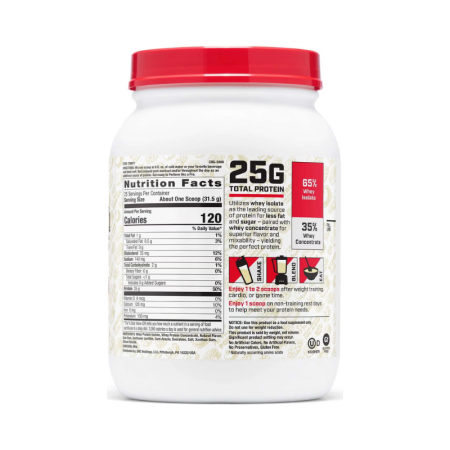 Gnc Pro Performance 100% Whey, Proteina Din Zer Cu Aroma De Briosa Cu Mere Si Scortisoara, Testata Antidoping, 786.5 G
