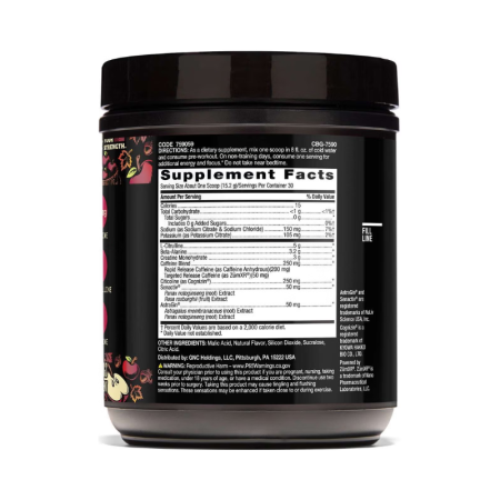 Gnc Beyond Raw Lit V2 Limited Edition Pre-workout With Apple Cider Flavor, Pre-workout Cu Aroma De Cidru De Mere, 456 G