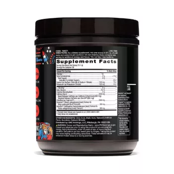 Beyond Raw Lit V2 Limited Edition Pre-workout With Patriot Pop Flavor, Editie Limitata Pre-workout Cu Aroma De Patriot Pop, 453 G