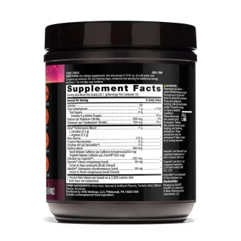 Gnc Beyond Raw Lit Af V2, Formula Avansata De Pre-workout, Cu Aroma De Jeleuri, 442 G