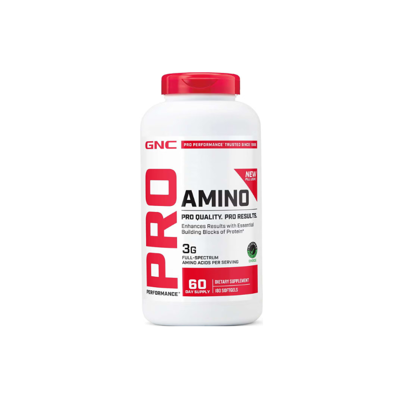 Gnc Pro Performance Amino 3000, Aminoacizi Pentru Recuperare Si Refacere Musculara, 180 Cps