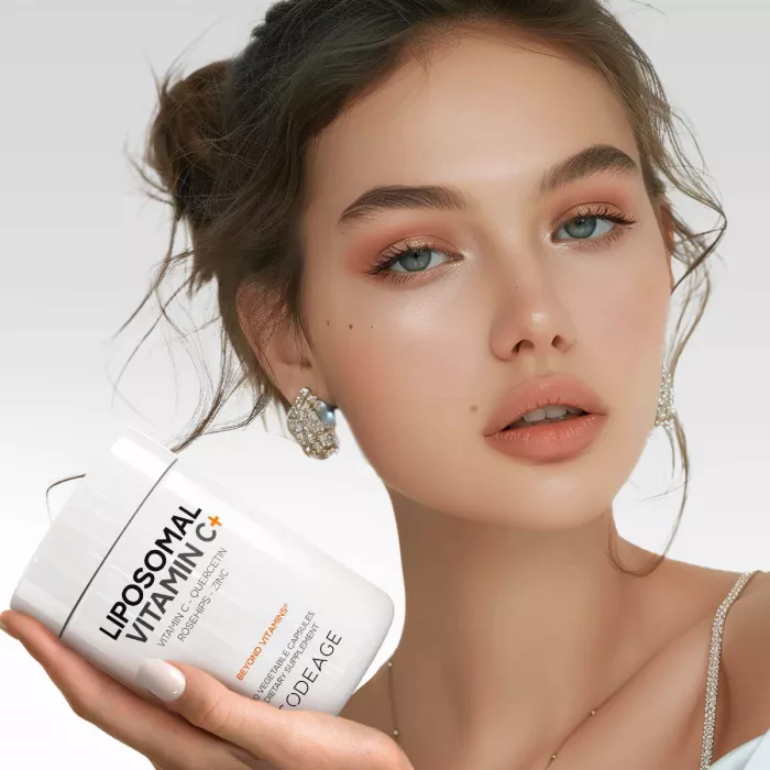 Codeage Liposomal Vitamin C, Vitamina C Liposomala - Formula Avansata Pentru Absorbtie Superioara, 90 Cps