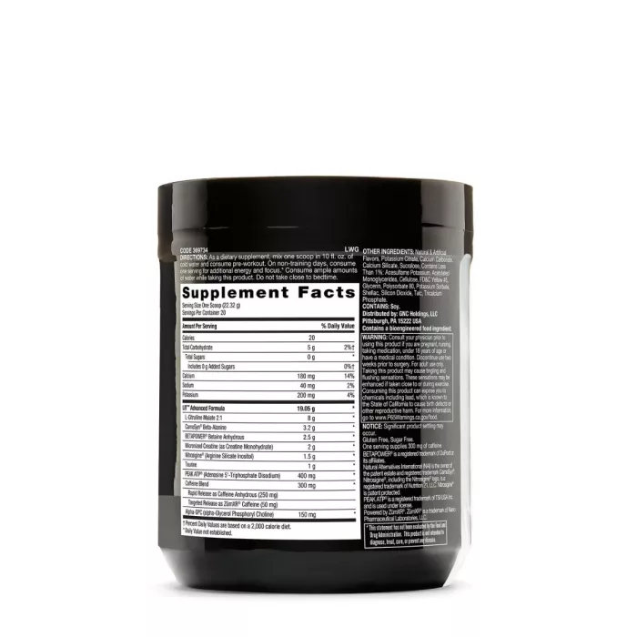 Gnc Beyond Raw Lit Af, Formula Pre-workout, Aroma De Lamaie, 446.4 G Gnc Beyond Raw Lit Af, Formula Pre-workout, Aroma De Lamaie, 446.4 G